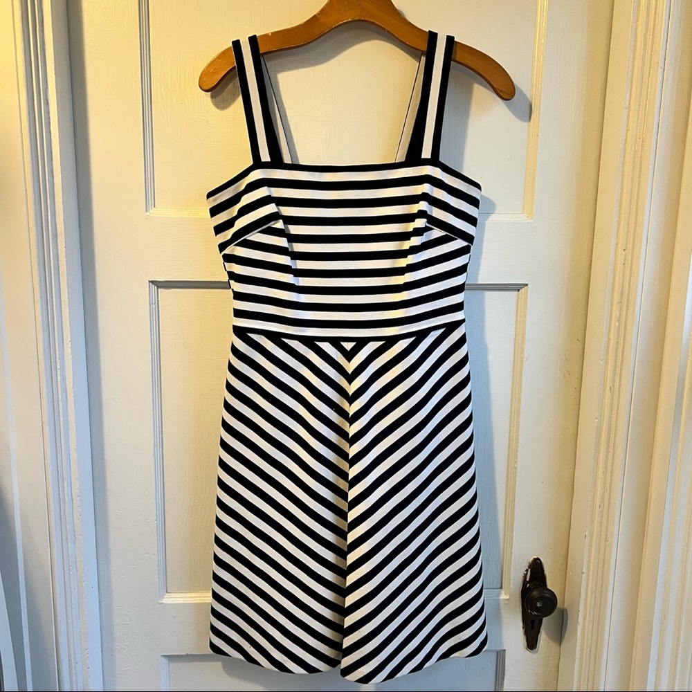Price reduced: Michael Kors navy blue and white striped dress